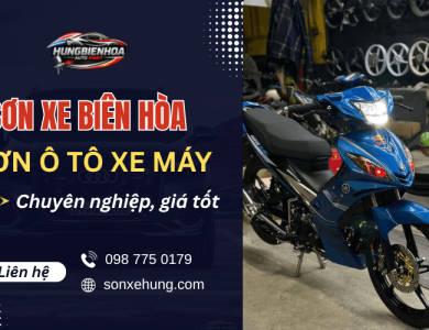 Trung tâm sơn xe Biên Hòa - Tiệm sơn ô tô xe máy chuyên nghiệp giá tốt